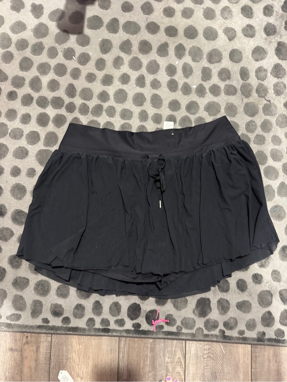 Old Navy Black Layered Athletic Skort